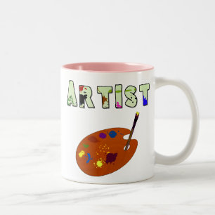 Mok voor artistieke creatieve koffie