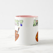 Mok voor artistieke creatieve koffie (Center)