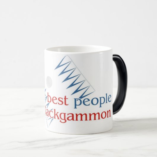 Mok voor backgammon morphing (Voorkant rechts)