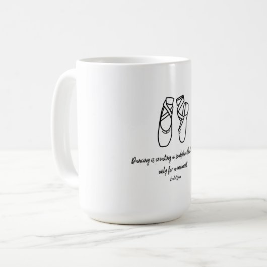 Mok voor balletdansen (Voorkant links)