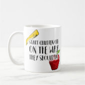 Mok voor basisschoolleraar koffie (Links)