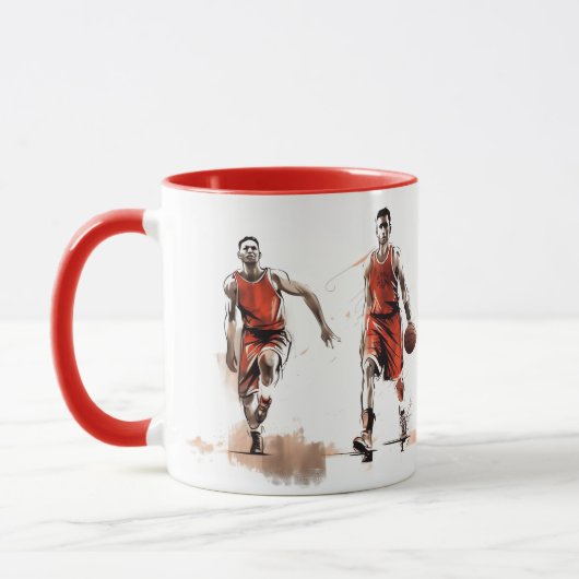 Mok voor basketbal (Links)