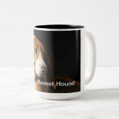 Mok voor Basset hound-koffie (Voorkant rechts)