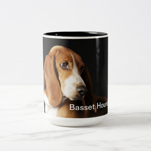 Mok voor Basset hound-koffie (Center)