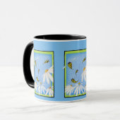 Mok voor bee Happy Daisies (Voorkant links)