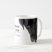 Mok voor beschermende kanine "Tucker" koffie (Voorkant rechts)