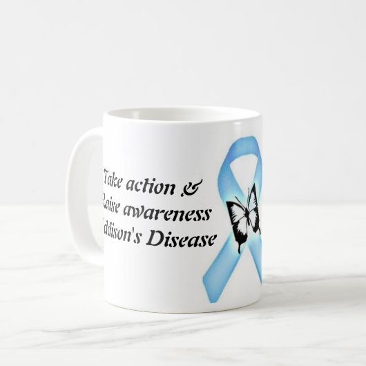 Mok voor bewustmaking van koffie (Voorkant links)