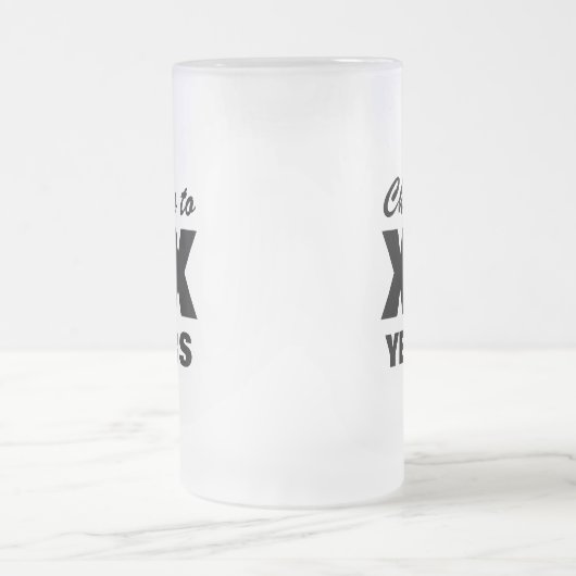 Mok voor bier op jaarbasis voor mannen (Center)