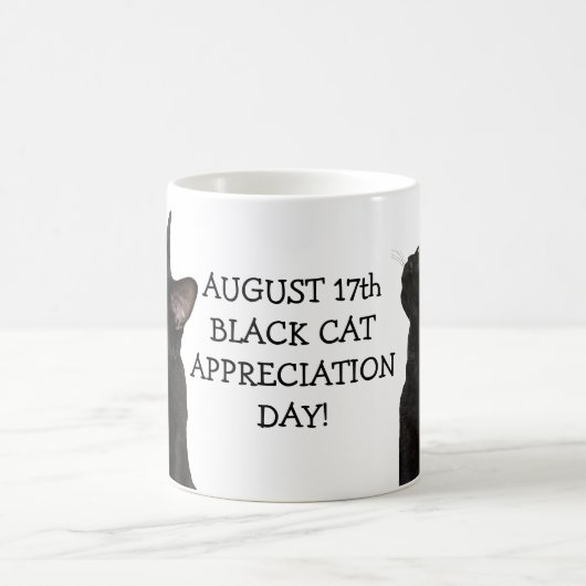 Mok voor Black Cat Appreciation Day (Center)