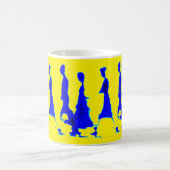 Mok voor blauwe en gele dame (Center)