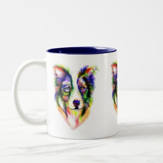 Mok voor Bright Border Collie (Links)