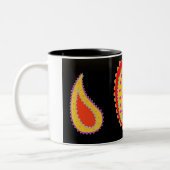 Mok voor Bright paisley koffie (Links)