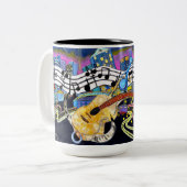 Mok voor buikgitaar (Voorkant links)