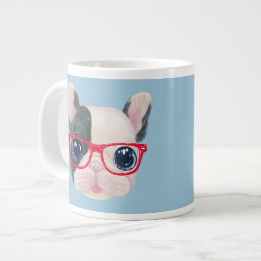 Mok voor bulgdog jumbo-koffie (Links)