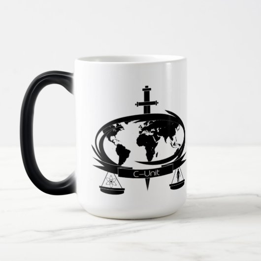 Mok voor C-unit- en ShifTitel - Geheime onthulling (Links)