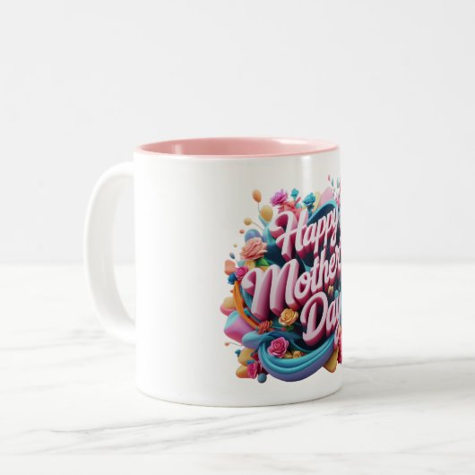 Mok voor cadeau moederdag (Voorkant links)