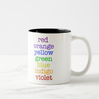 mok voor chic geek regenboogkoffie