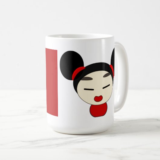 Mok voor Chinese meisjes (Voorkant rechts)