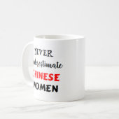 mok voor chinese vrouwen koffie (Voorkant links)