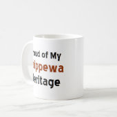 mok voor chippewa - erfgoed koffie (Voorkant links)