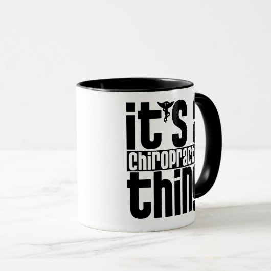 Mok voor chiropractisch Thing (Voorkant rechts)
