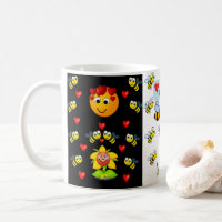 Mok voor chocolade voor hommelbruine hommel