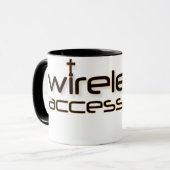 Mok voor Christelijk gebed voor draadloze toegang (Voorkant links)