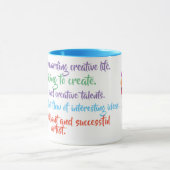 Mok voor creativiteit bij bevestiging - dagelijks (Midden)