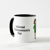 Mok voor Dag van de vrouwelijke weerpresentator me (Voorkant links)