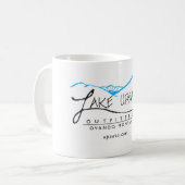 Mok voor de afbouw van logo koffie (Voorkant links)