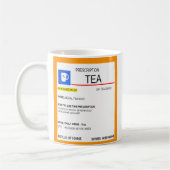 Mok voor de bepaling van de thee voor theeliefhebb (Links)