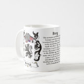 Mok voor de berg Family Crest (Voorkant links)