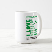 Mok voor de dagelijkse handel van vandaag (Voorkant rechts)