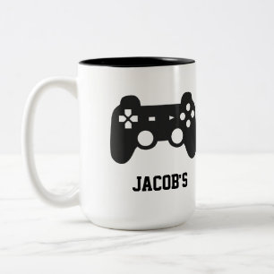 Mok voor de gamer in het huis, gepersonaliseerd.