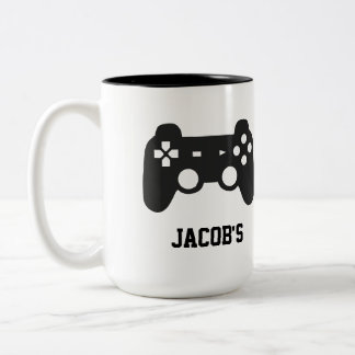 Mok voor de gamer in het huis, gepersonaliseerd.