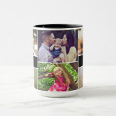 Mok voor de Grand dad familie Foto Collage (Midden)