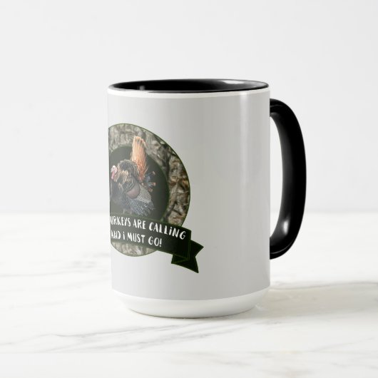 Mok voor de jacht op Camouflage in Turkije (Voorkant rechts)