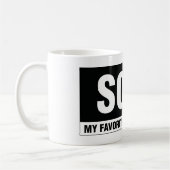 Mok voor de moderne Caligraphy-omgeving van onroer (Links)