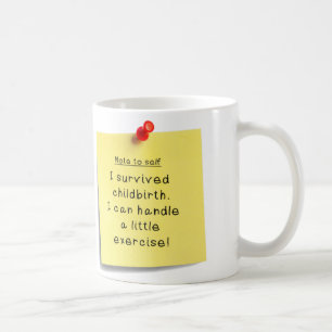 Mok voor de nieuwe jaarresolutie van mam