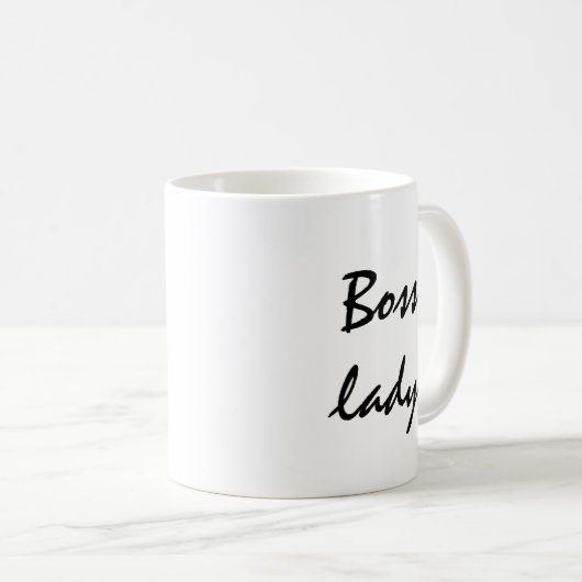 mok voor de vrouw die de leiding heeft (Voorkant rechts)