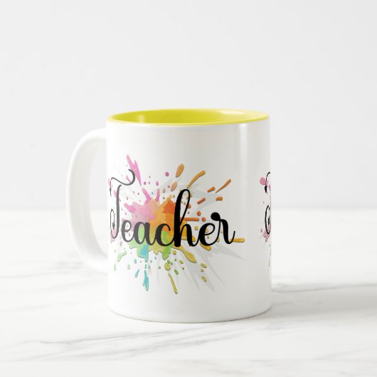 Mok voor de waardering van leerkrachten | Bedankt  (Voorkant links)