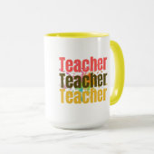 Mok voor de waardering van leerkrachten | Bedankt  (Voorkant rechts)