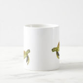 Mok voor de waterverf van zeeschildpadden met groe (Center)