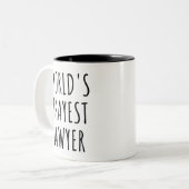 Mok voor de Werelds Okéste Advocaat Funny Geschenk (Voorkant links)