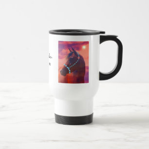 Mok voor de zon van Arabische paarden