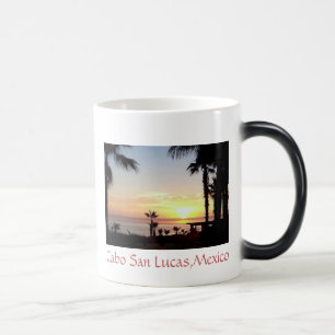 Mok voor de zonsondergang van Cabo San Lucas