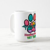 Mok voor Dierentechnicus Healing Paws (Voorkant links)