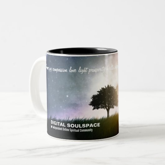 Mok voor Digital Soulspace Power Words (Voorkant links)