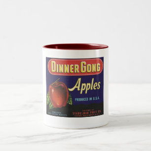 mok voor diner gong appels