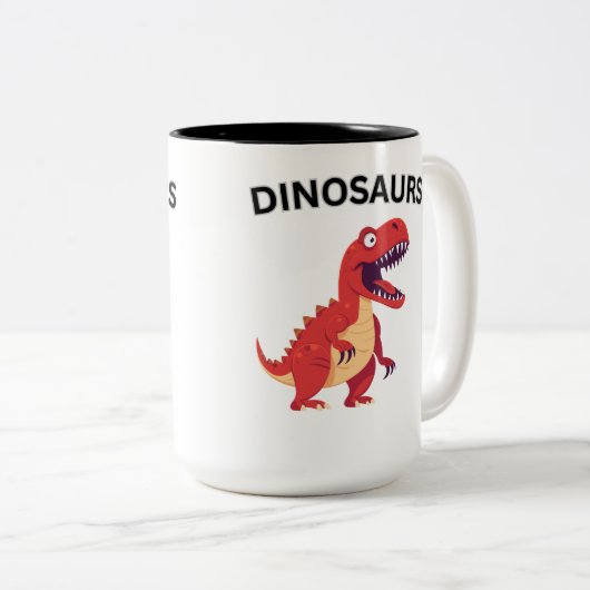 Mok voor dinosaurussen (Voorkant rechts)